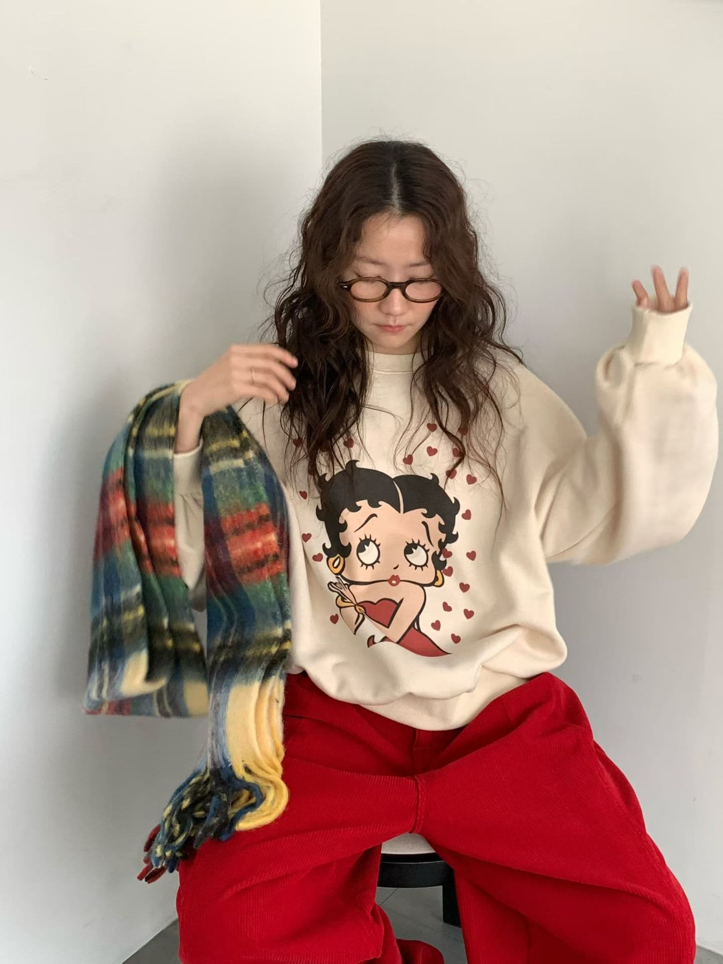 (Official Licensed King Features Syndicate) [VENTI] Betty Boop Sweatshirt 7