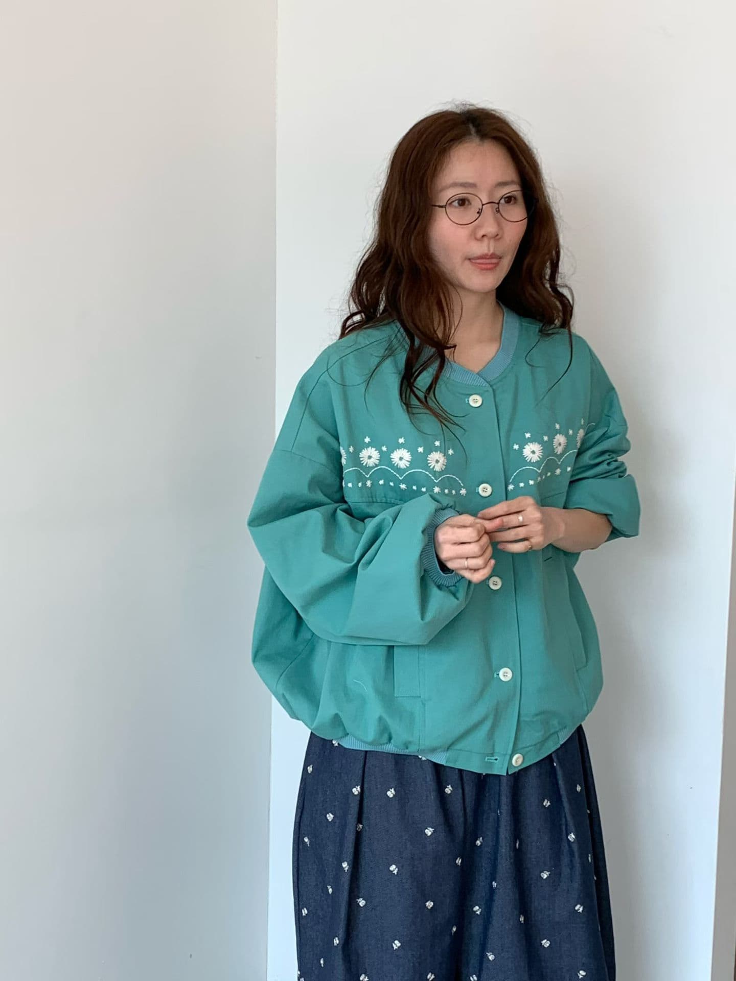 [VENTI] Roem Floral Embroidered Jumper 6