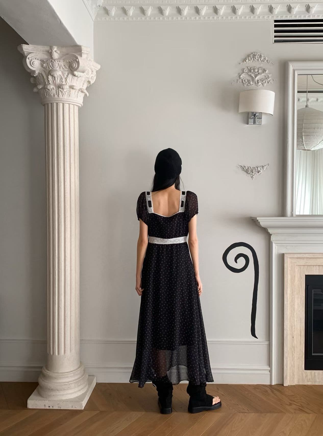 [FOUNDATION] Franc Lace Floral Pattern Dress 9