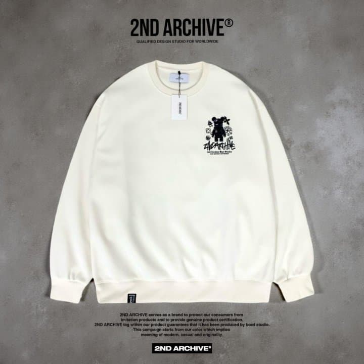 [2ND ARCHIVE] Black Cross Bear Sweatshirt 8