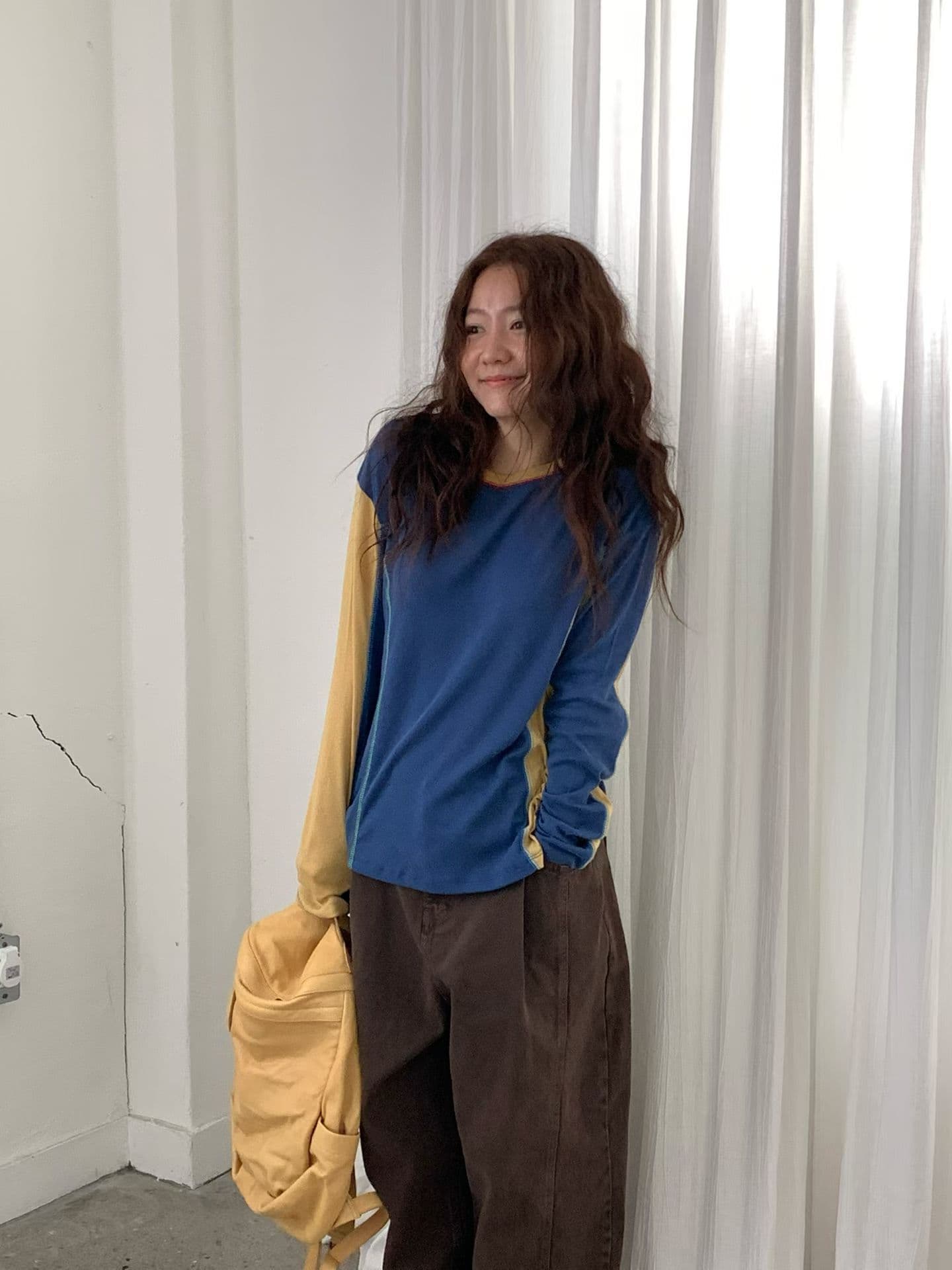 [VENTI] True Color-Block T-Shirt 5