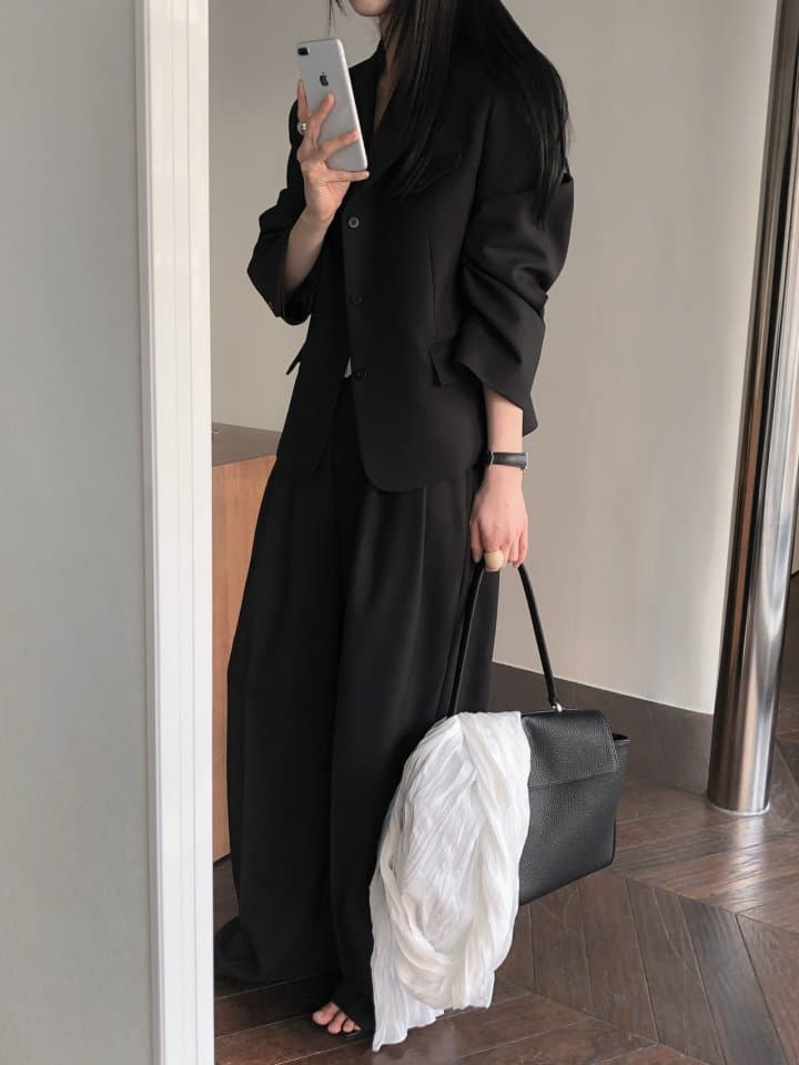 [LE BUTTER] Pebble Wool Jacket 4