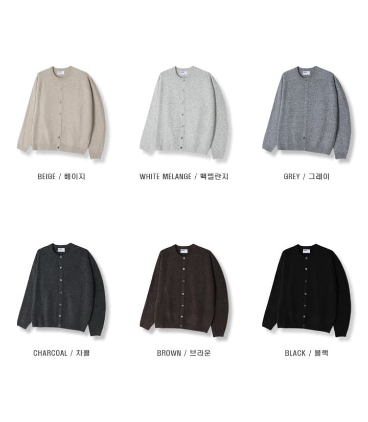 [LOGAN] Rare Saddle Panelled Round Neck Cardigan 4