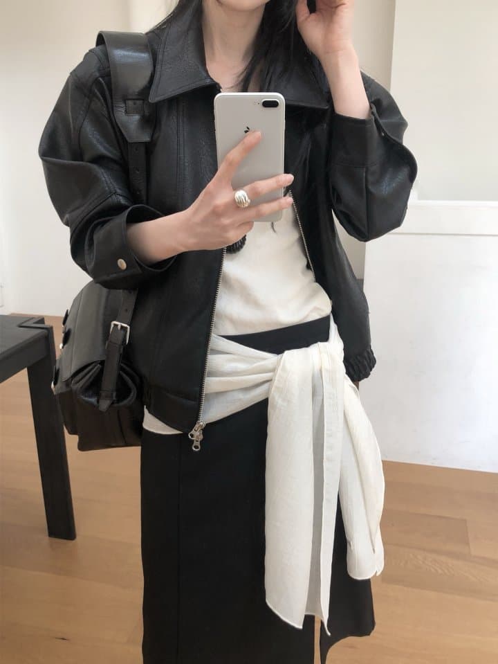 [LE BUTTER] Marche Leather Jacket 8