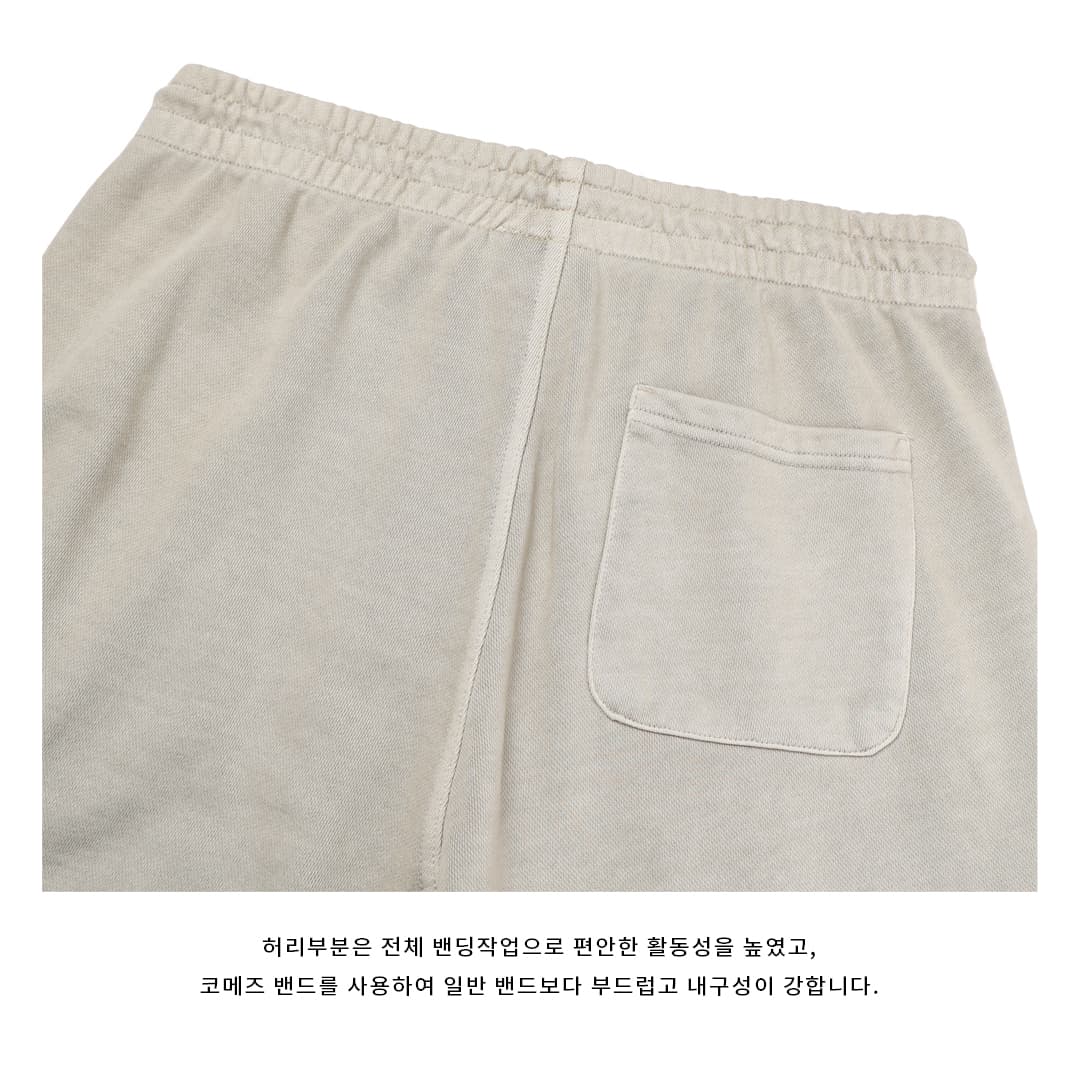 [LOGAN] Retro Dyed Pigment Wide Pants 3