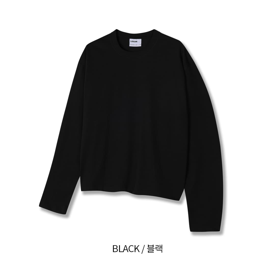 [LOGAN] Planned Cropped Long Sleeve T-Shirt 3