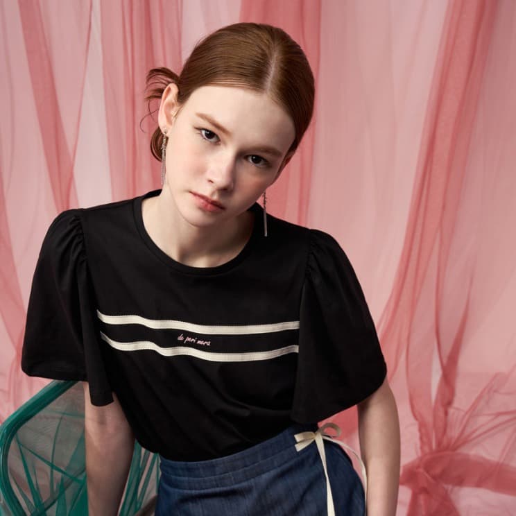 [DE PERI MERA] Aria Wing Sleeve T-Shirt 1