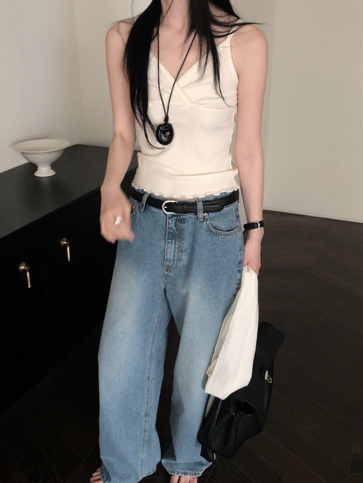[LE BUTTER] Branda Medium Denim Pants 5