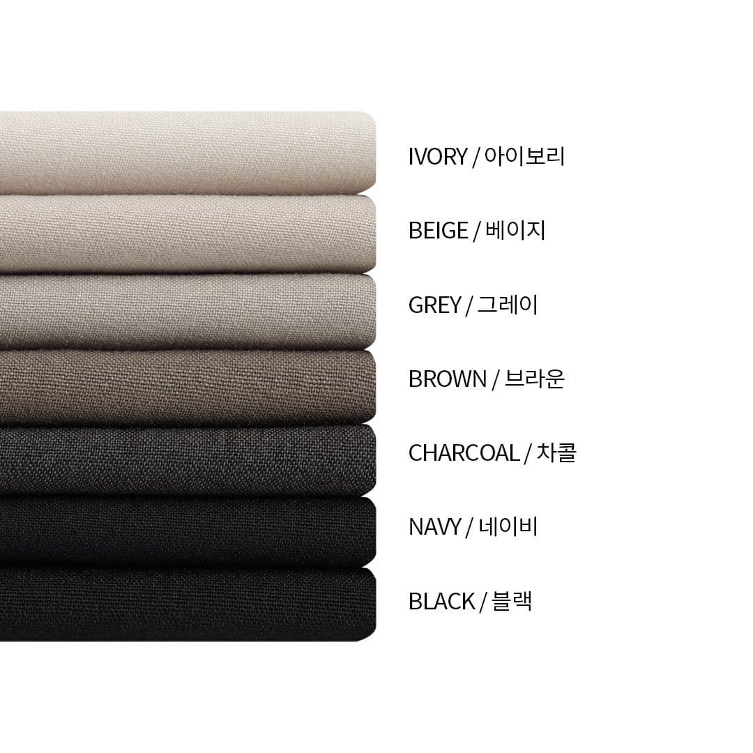 [LOGAN] Rosy Side Standard Fit Slacks 6