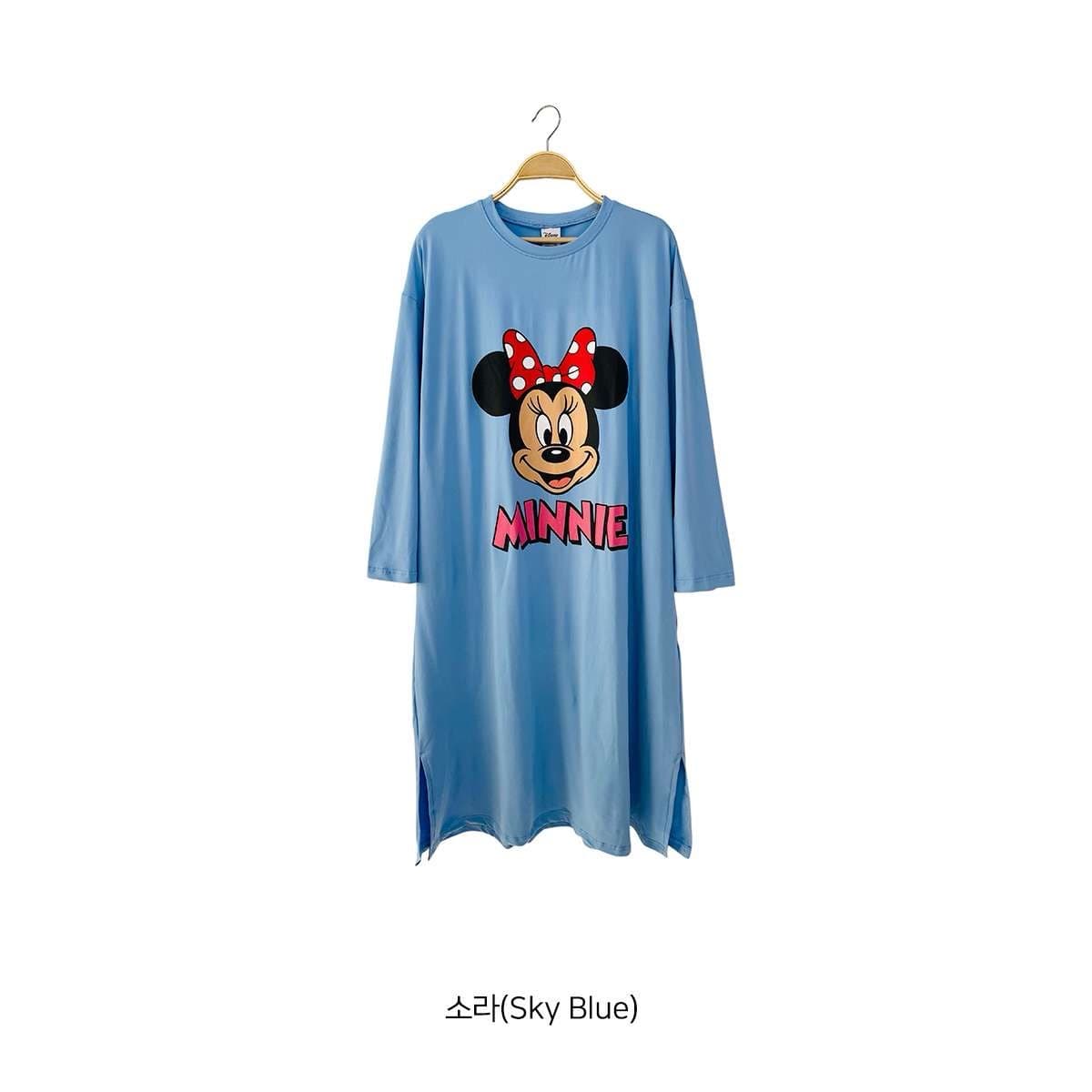 (Official Licensed Disney) [NEON FISH] Mini Round Long Dress 8