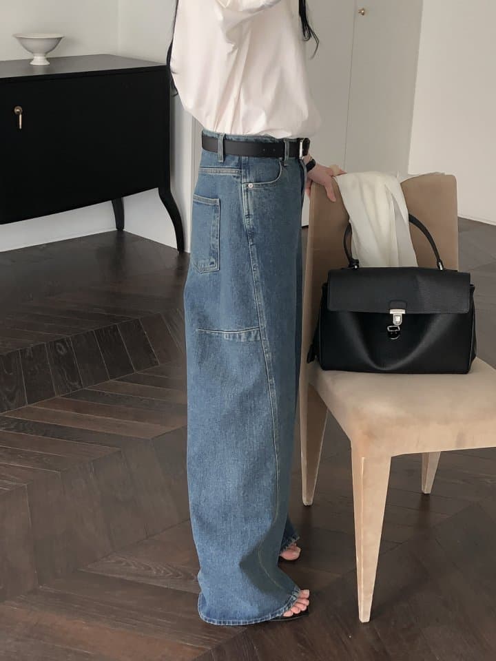 [LE BUTTER] Epor Deep Denim Pants 6