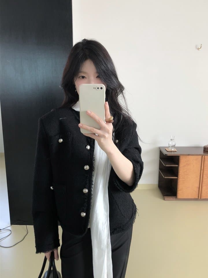 [LE BUTTER] Biol Tweed Jacket 2