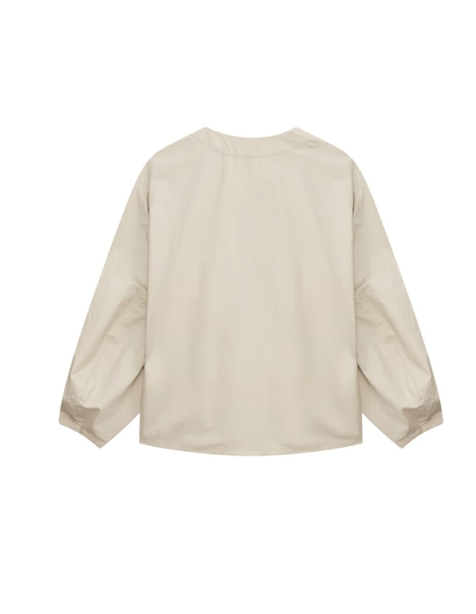 [TEXTURE] Tun V-Neck Balloon Blouse 4