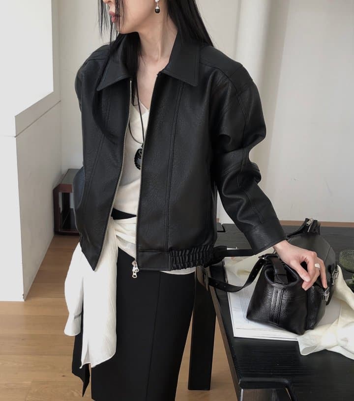 [LE BUTTER] Marche Leather Jacket 7
