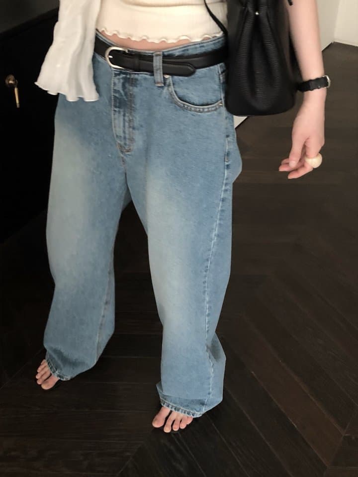 [LE BUTTER] Branda Medium Denim Pants 6
