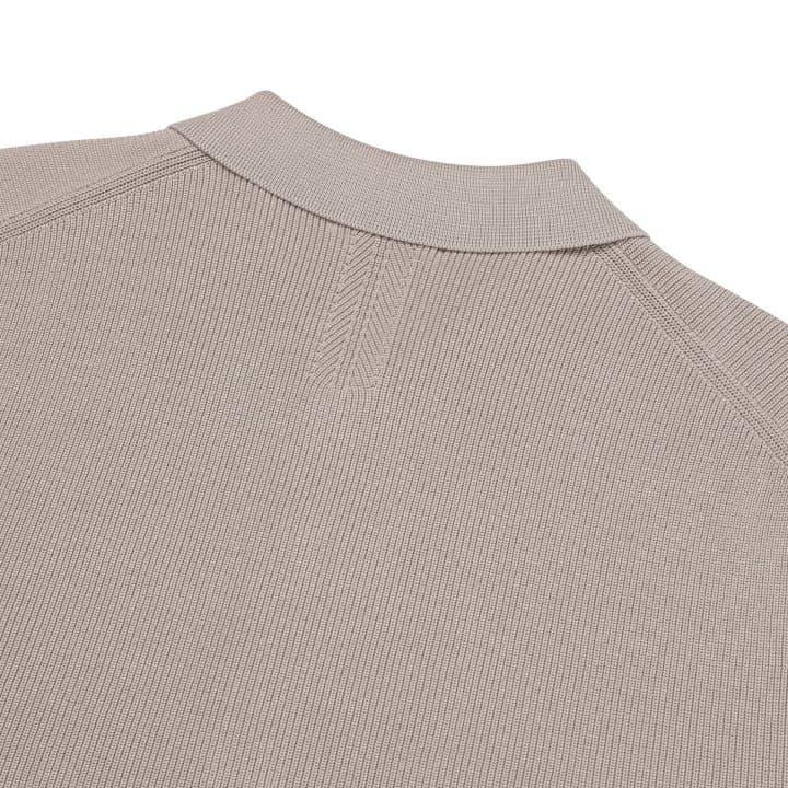 [LAINE] Tencel Hacci Collared Short Sleeve Knit 9