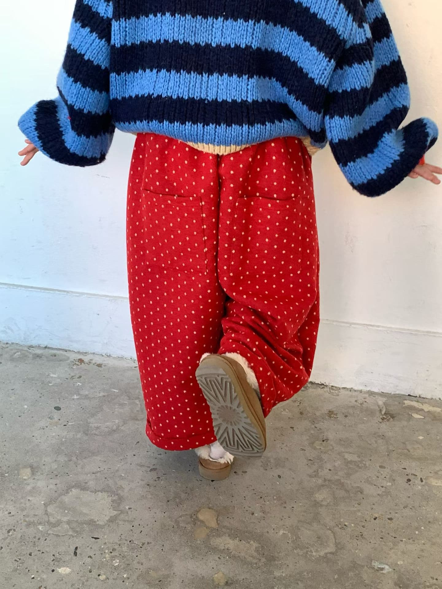 [VENTI] Dot Brushed Pants 4