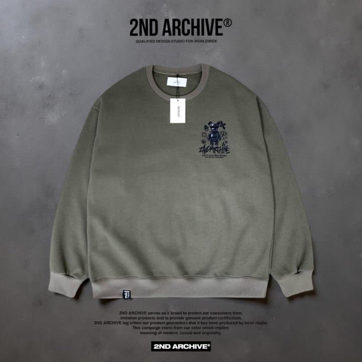 [2ND ARCHIVE] Black Cross Bear Sweatshirt 6