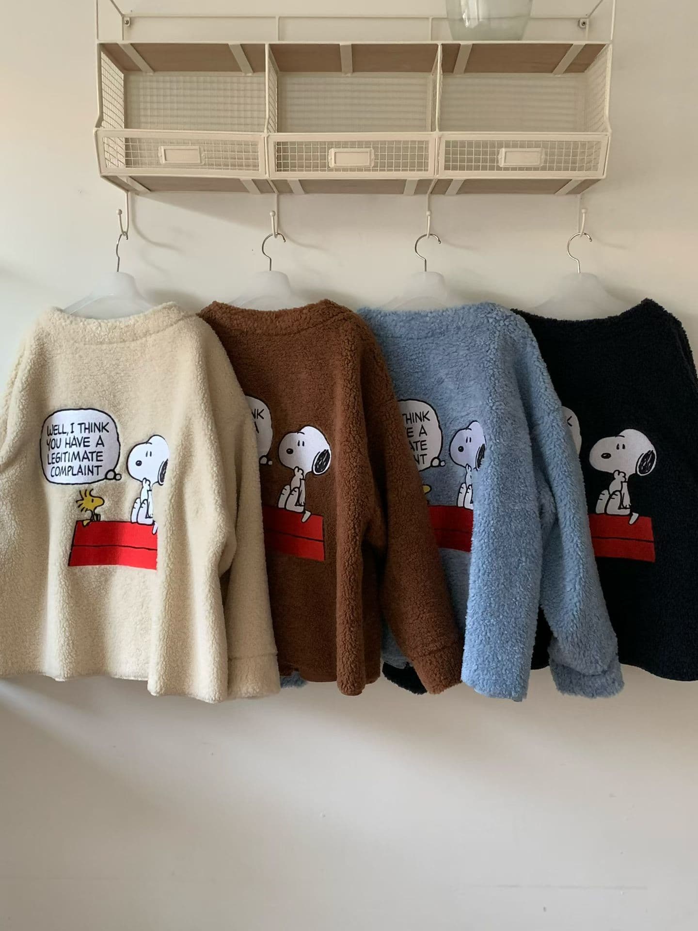 (Official Licensed Peanuts Snoopy) [VENTI] Fleece Snoopy Jacket 8
