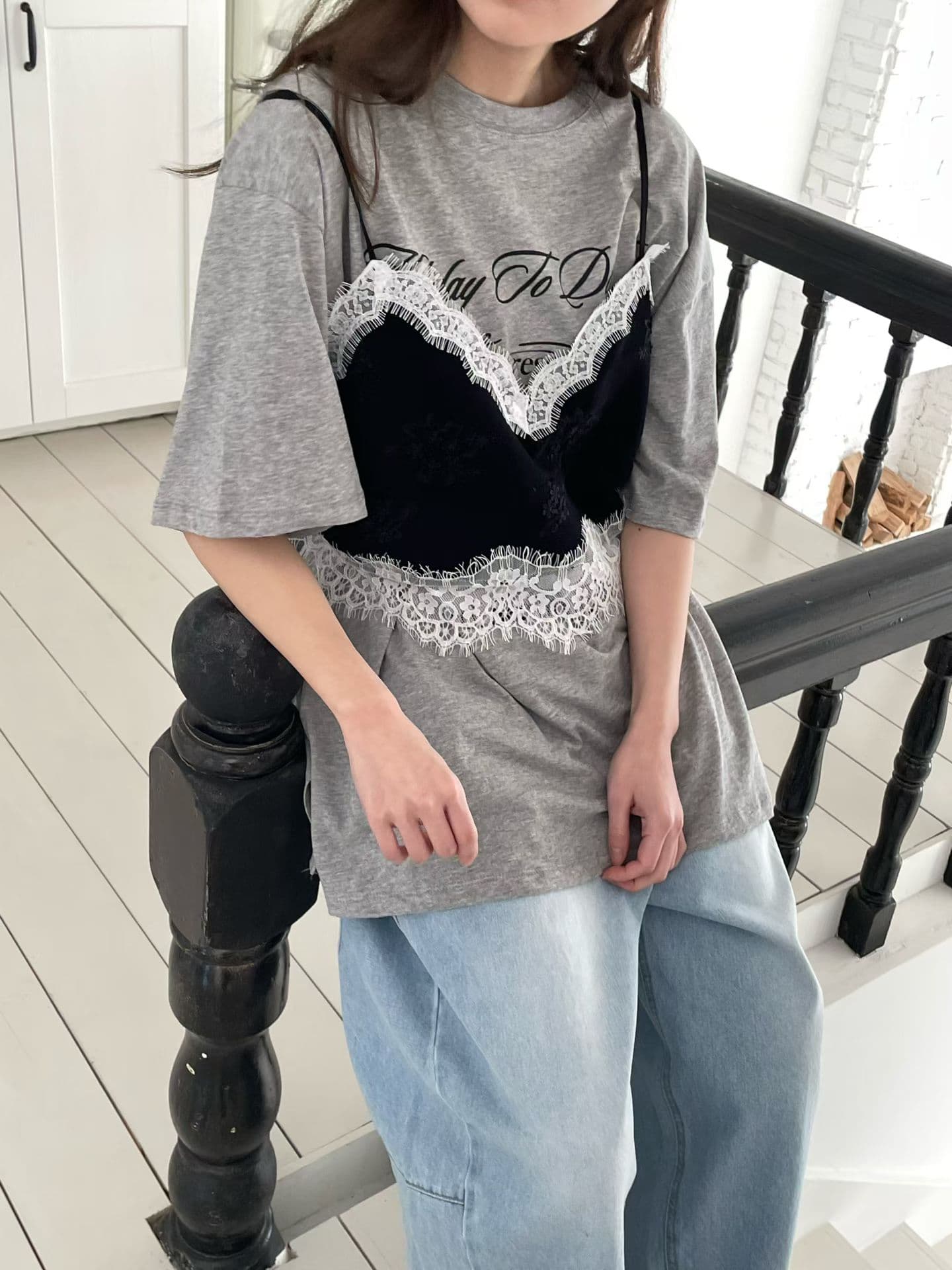[VENTI] Rio Lace Sleeveless Top 4