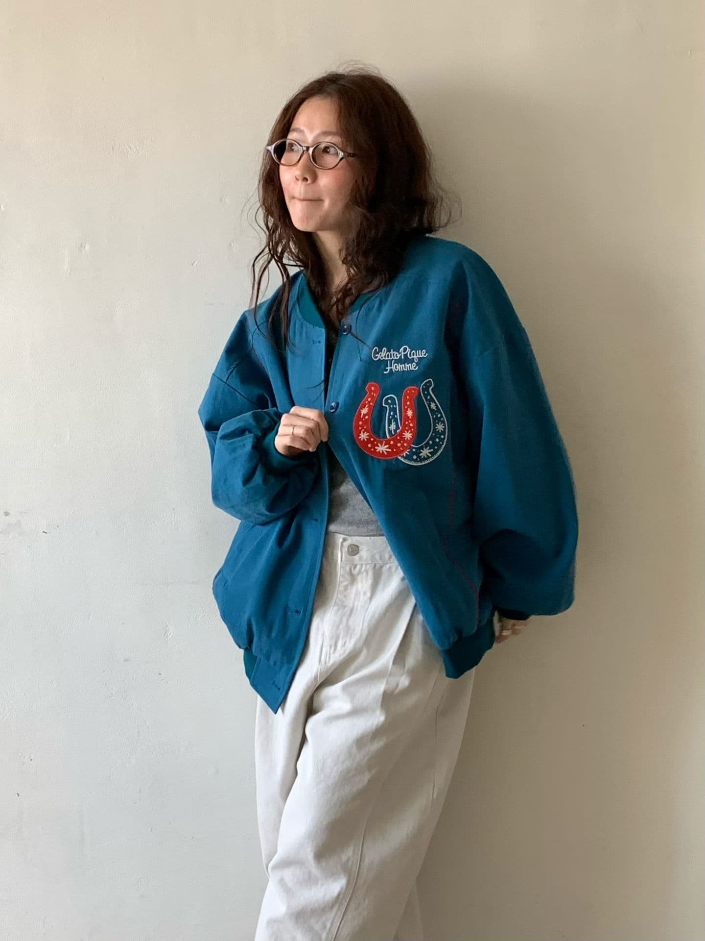[VENTI] Horseshoe Embroidered Jumper 2