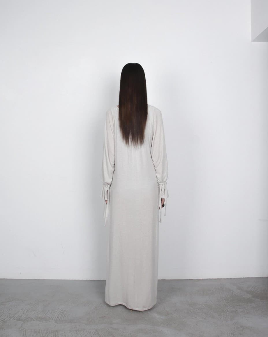 [TEXTURE] Min Open-Back Shirred Dress 10