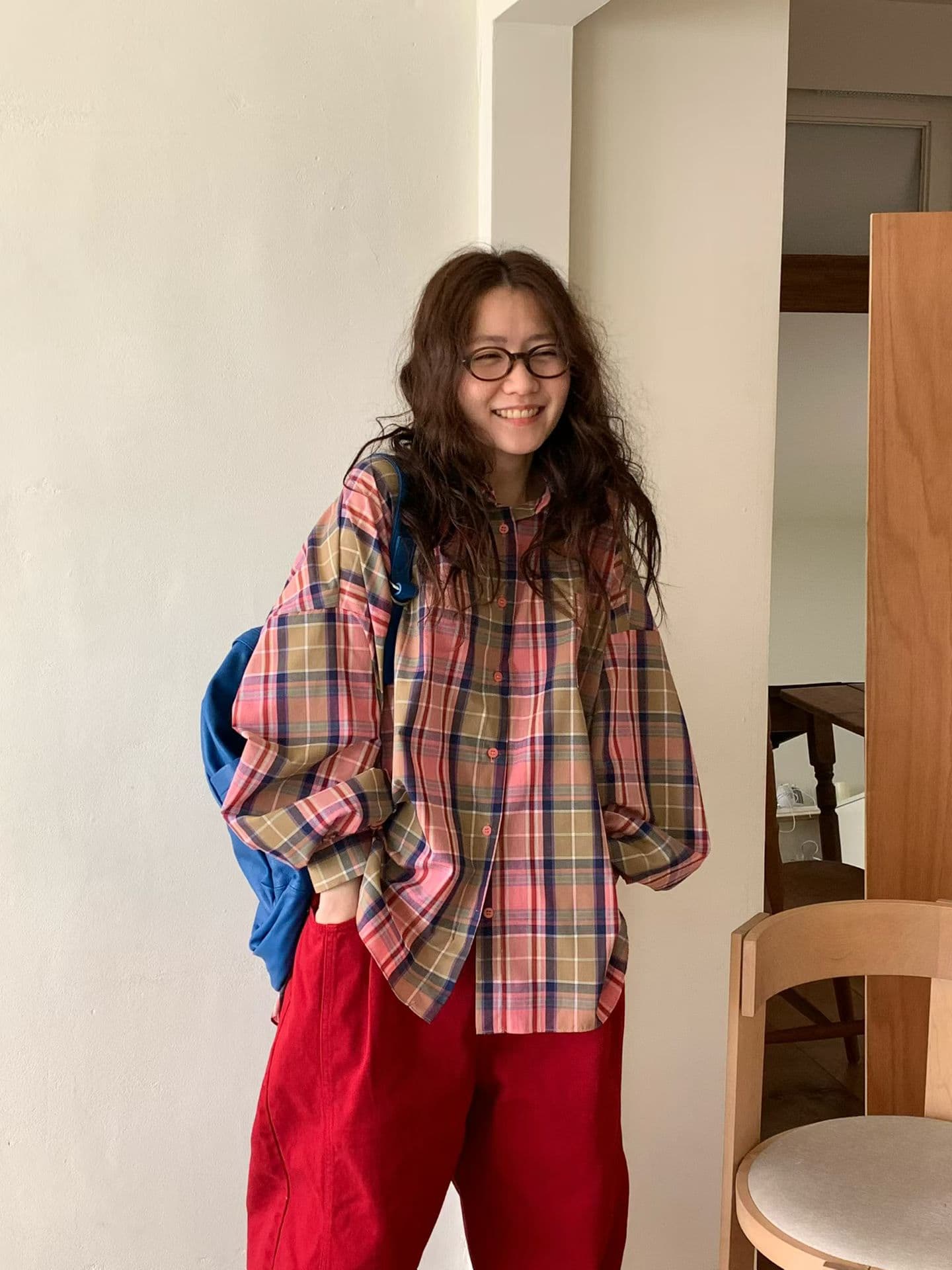 [VENTI] Vintage Checked Shirt 2