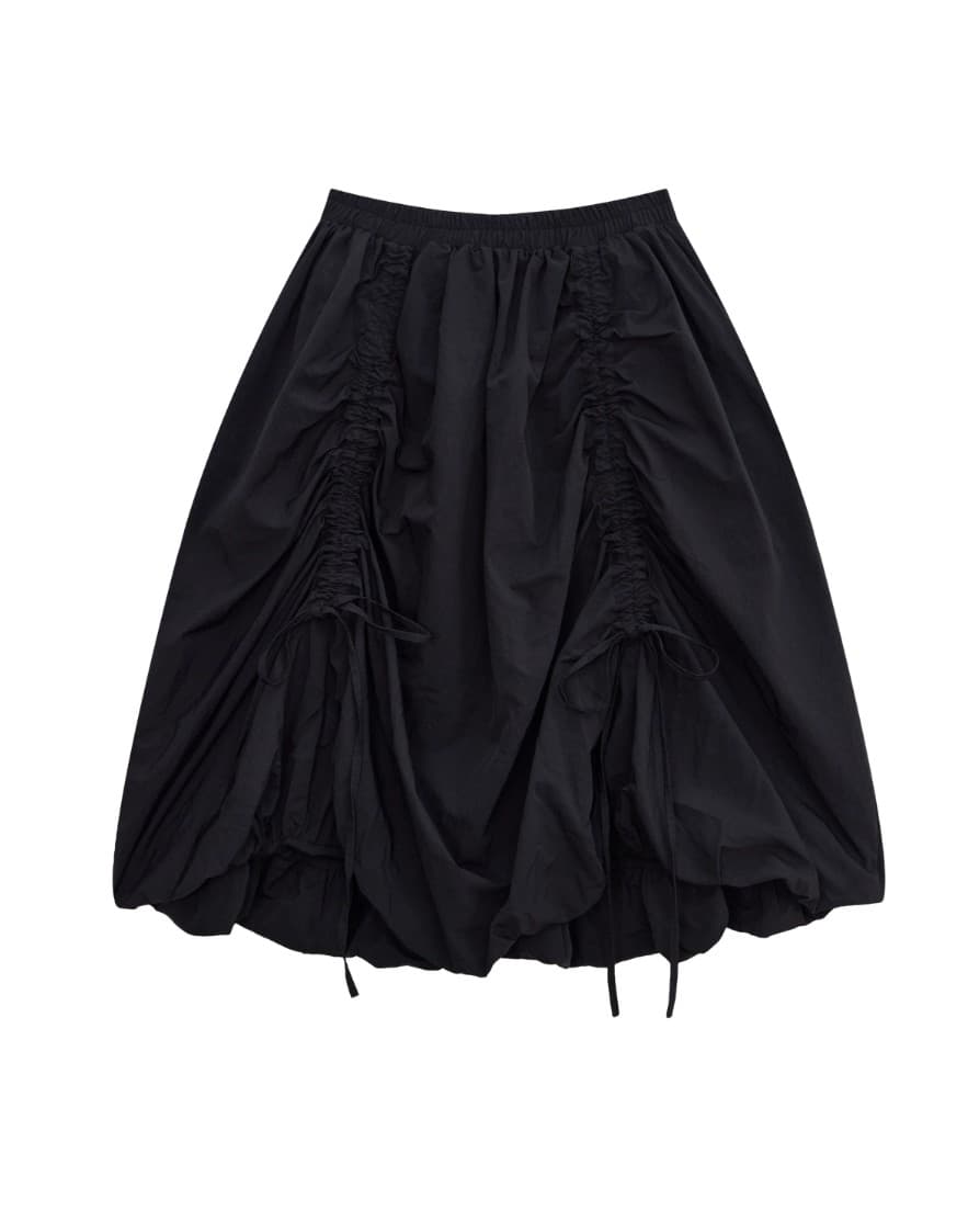 [TEXTURE] Kin Banded Shirred Balloon Skirt 3