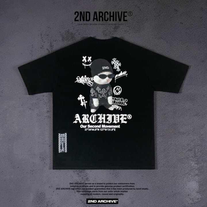 [2ND ARCHIVE] Swag Cross Cat Short Sleeve T-Shirt 10