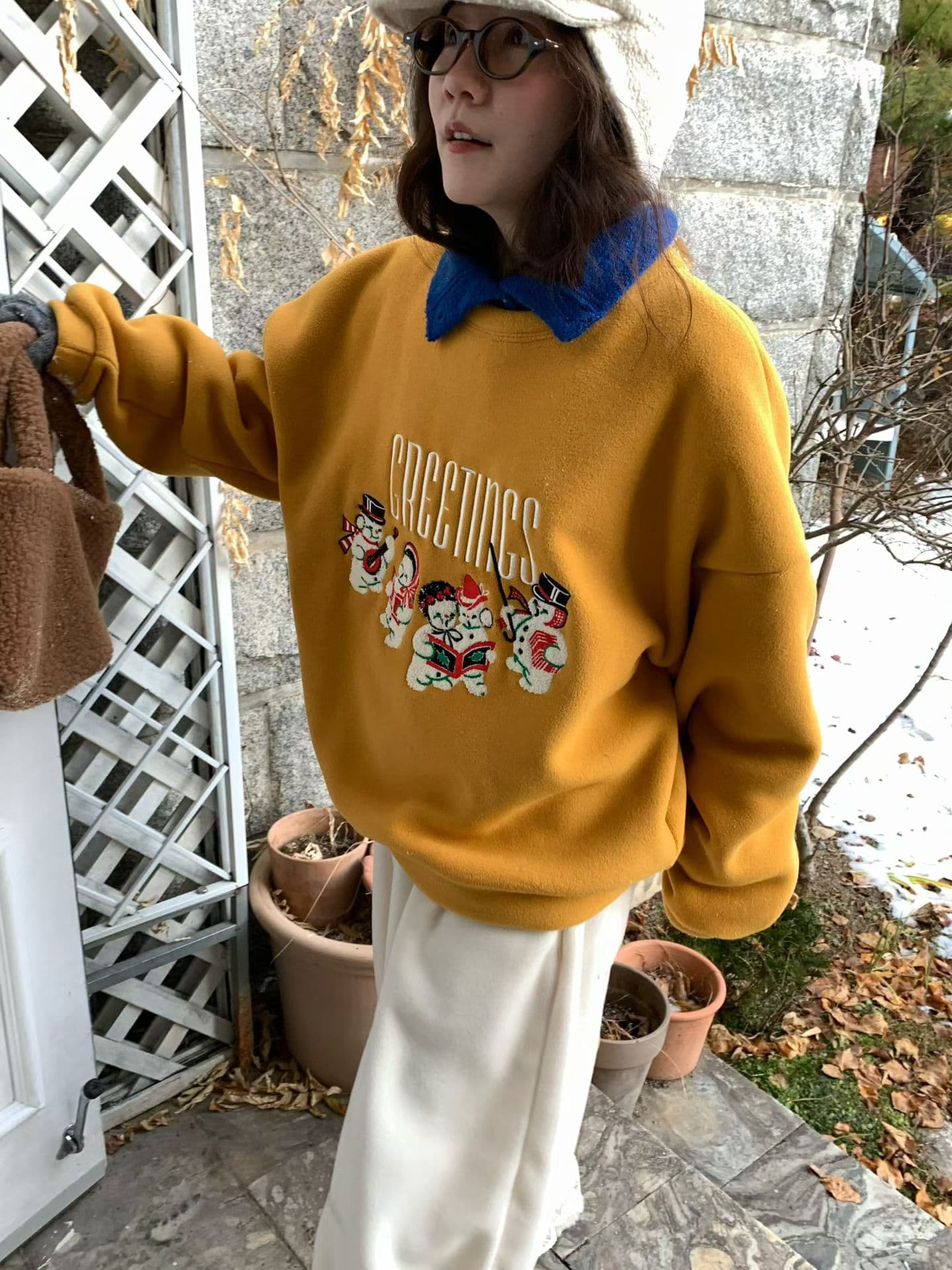 [VENTI] Snow Fleece Sweatshirt 3