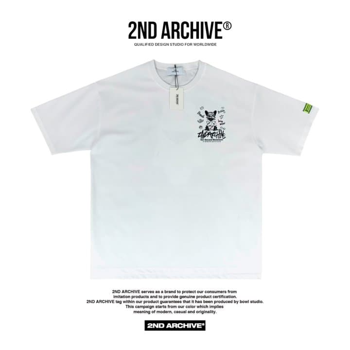 [2ND ARCHIVE] Bucket Hat Reflective Bulldog Short Sleeve T-Shirt 3