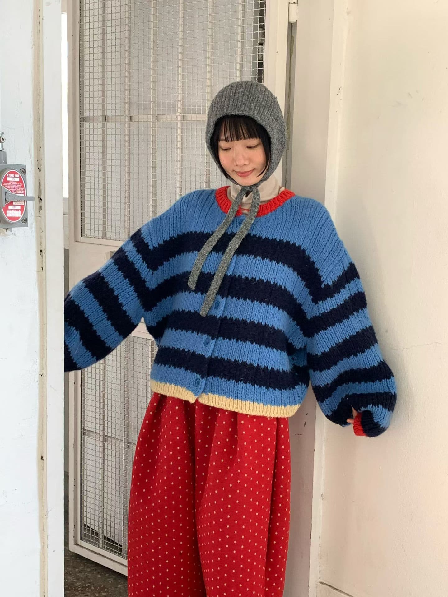 [VENTI] Honey Striped Knit 9