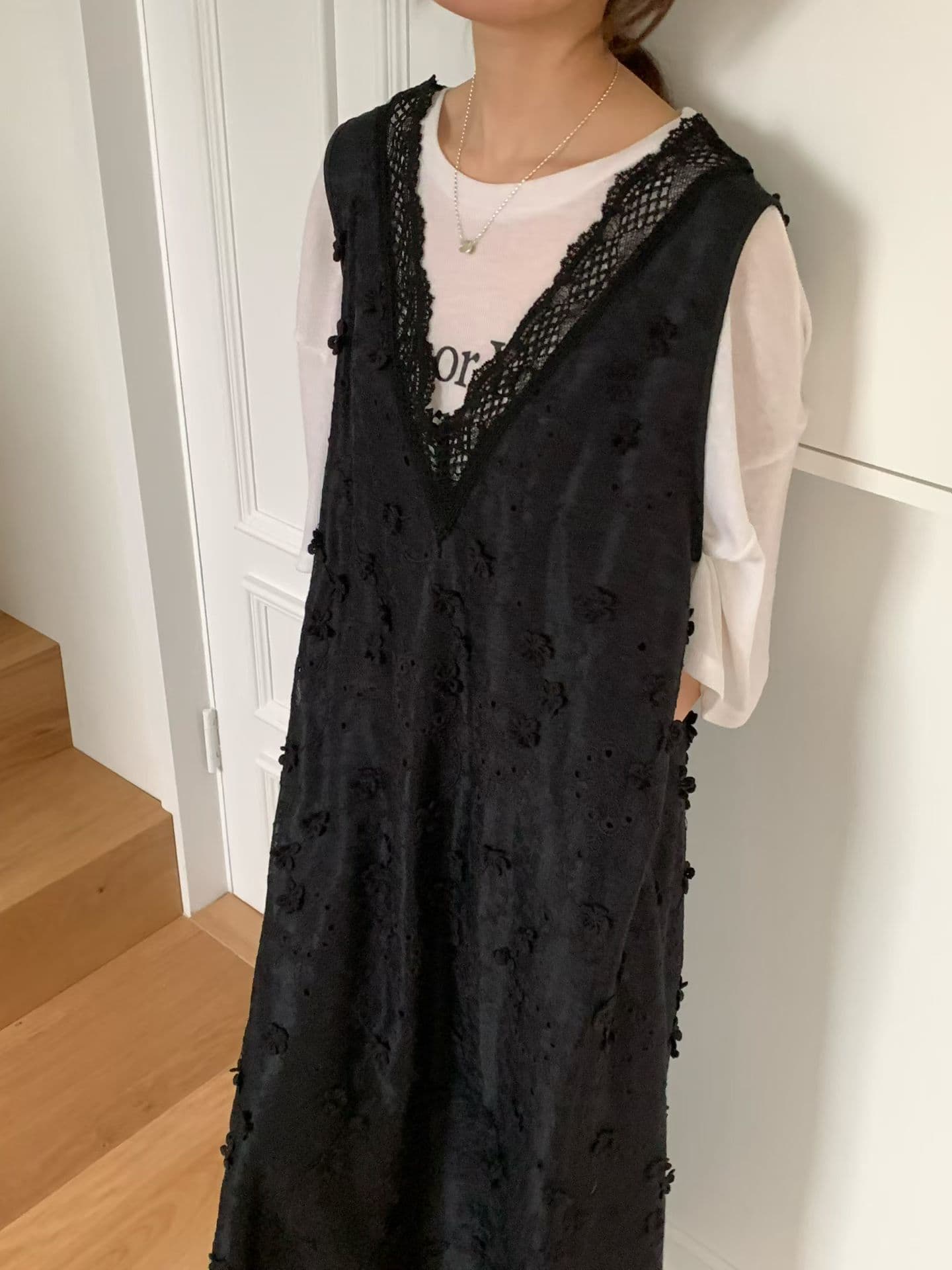[VENTI] Euro Lace Sleeveless Dress 8
