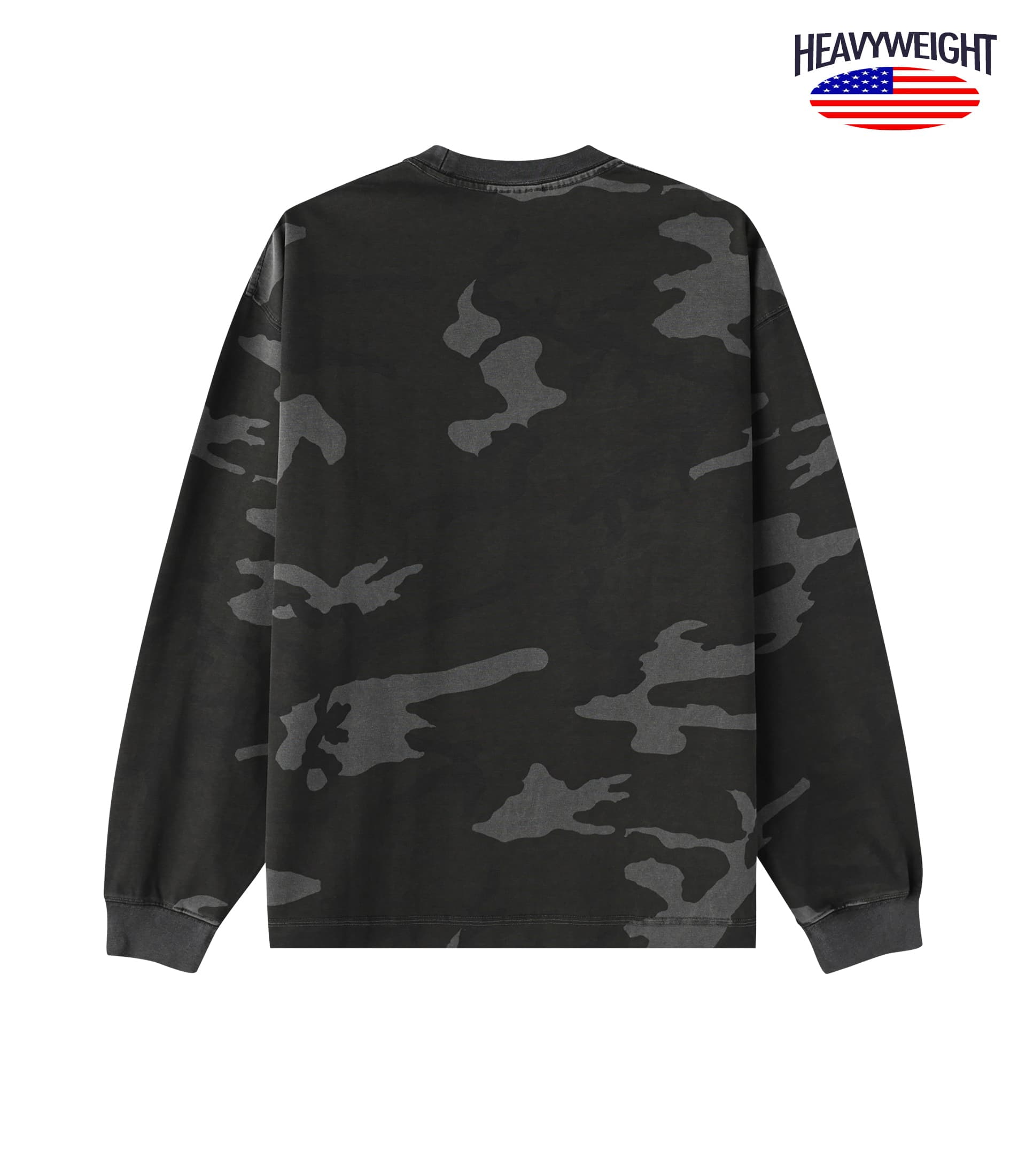 [LAINE] Camo Pigment Long Sleeve T-Shirt 4