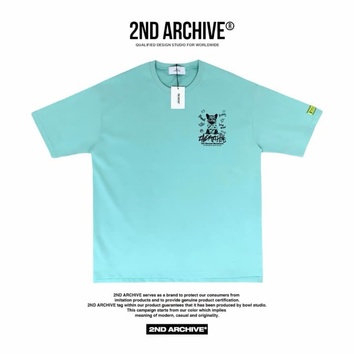 [2ND ARCHIVE] Bucket Hat Reflective Bulldog Short Sleeve T-Shirt 2