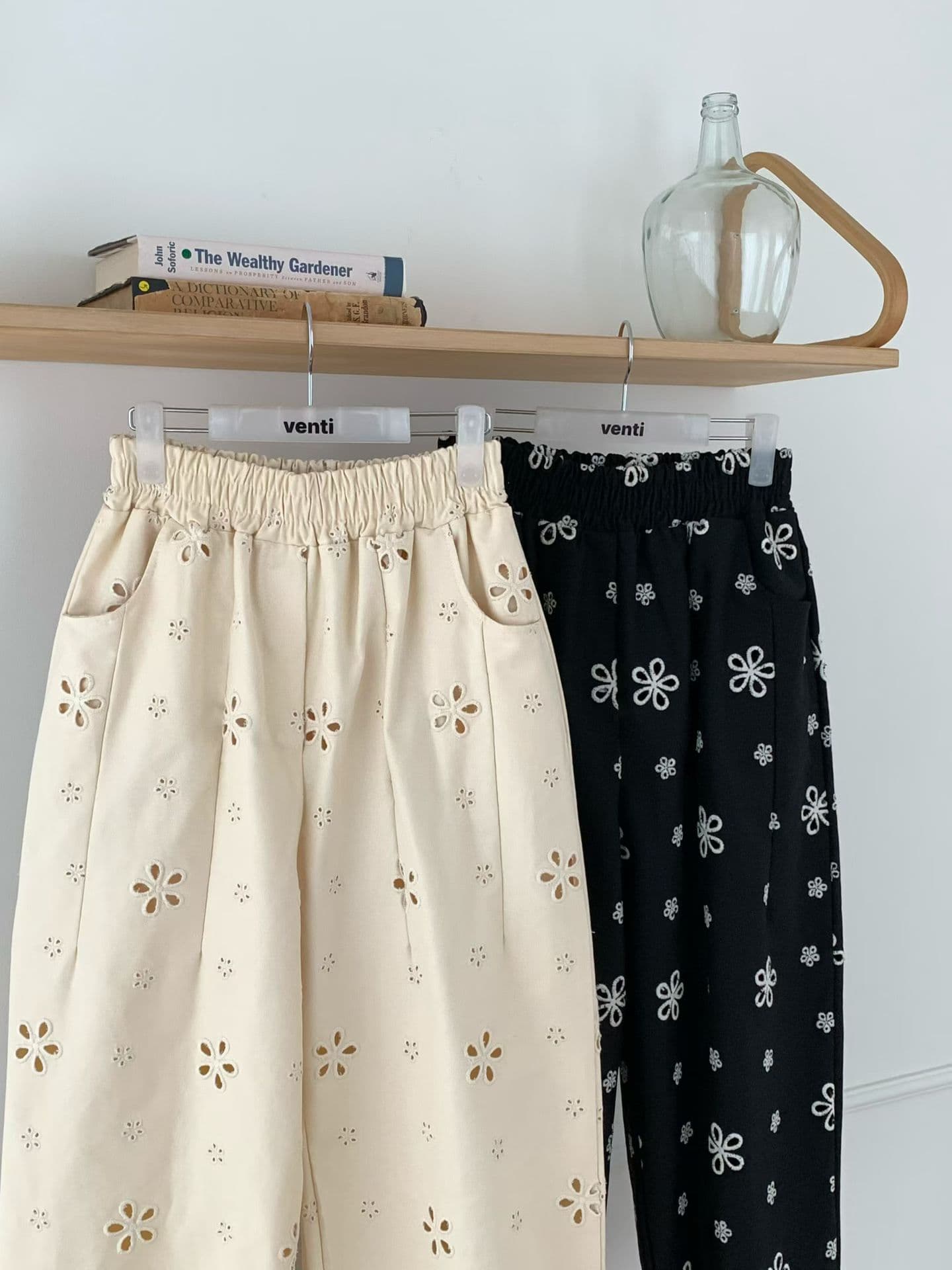 [VENTI] Cult Flower Banding Pants 6
