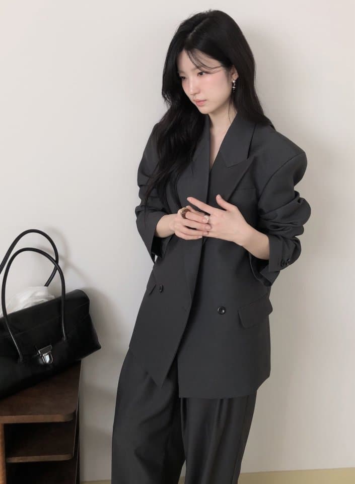 [LE BUTTER] Baro Wool Double Jacket 4