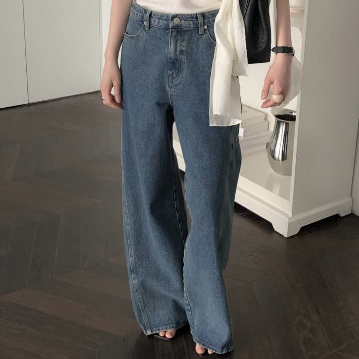 [LE BUTTER] Epor Deep Denim Pants 1