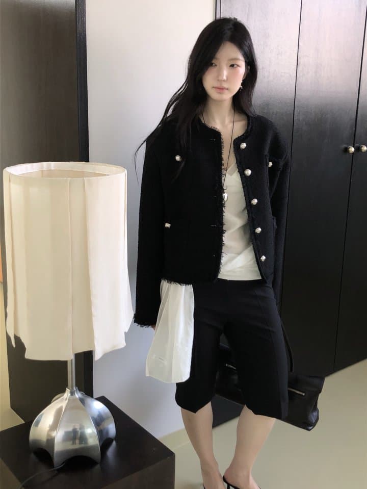 [LE BUTTER] Biol Tweed Jacket 10