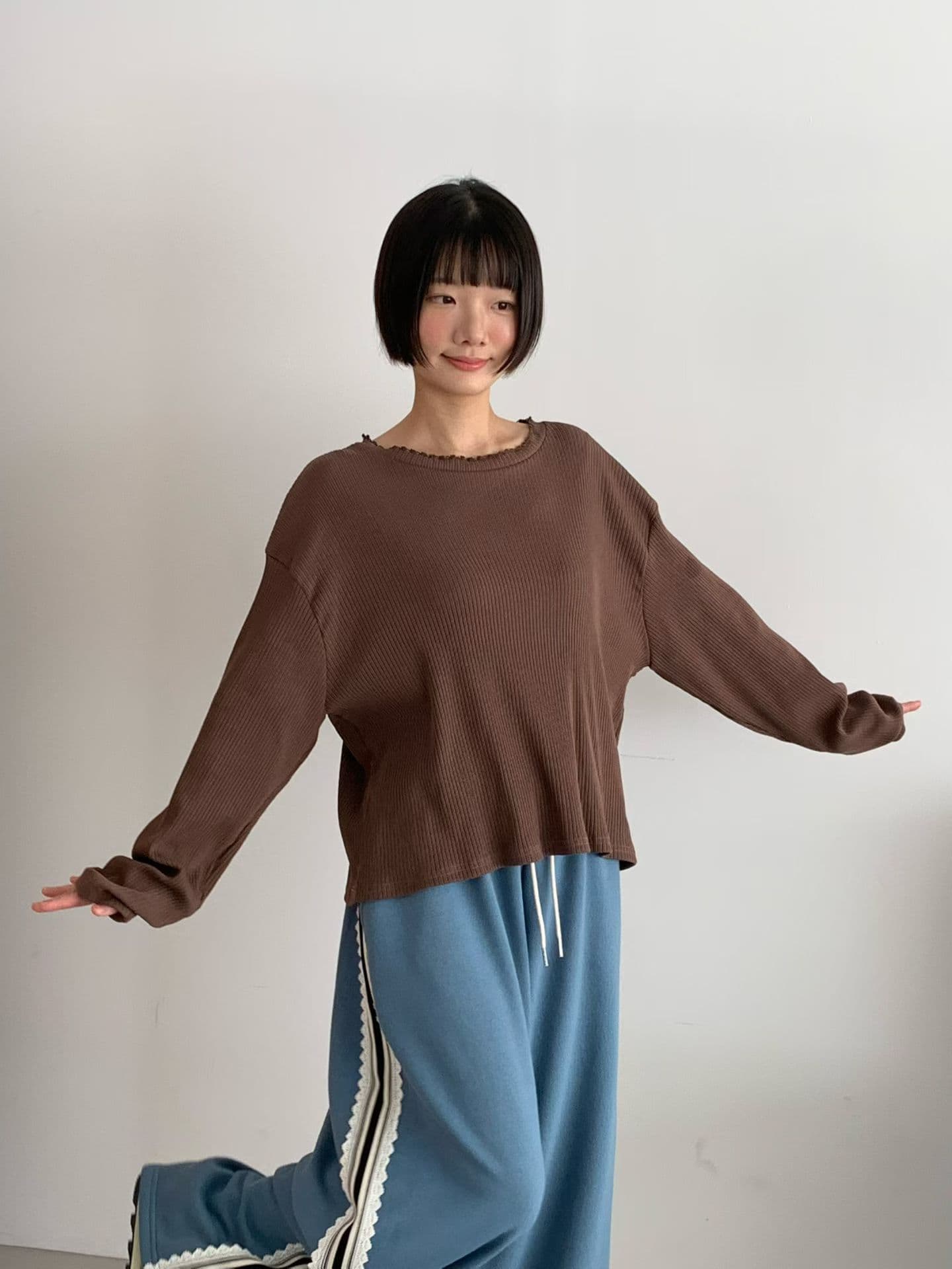 [VENTI] Fore Ribbed T-Shirt 9