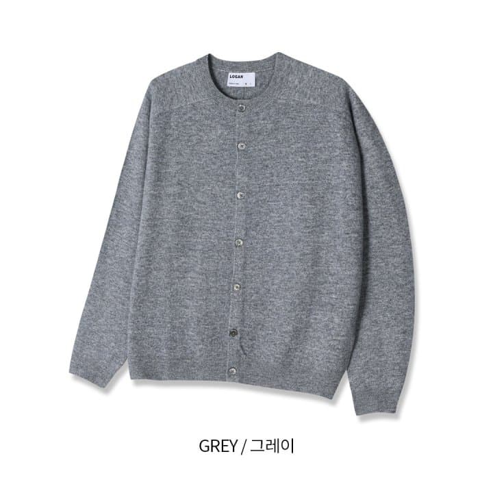 [LOGAN] Rare Saddle Panelled Round Neck Cardigan 8