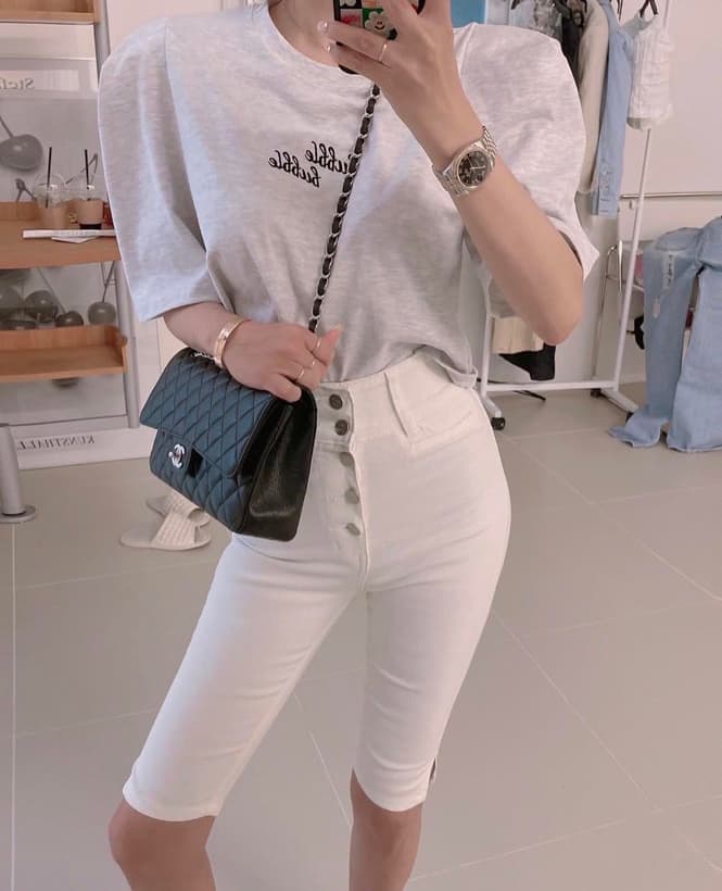 [MAGNOLIA] 040 Apple Half-Length Pants 3
