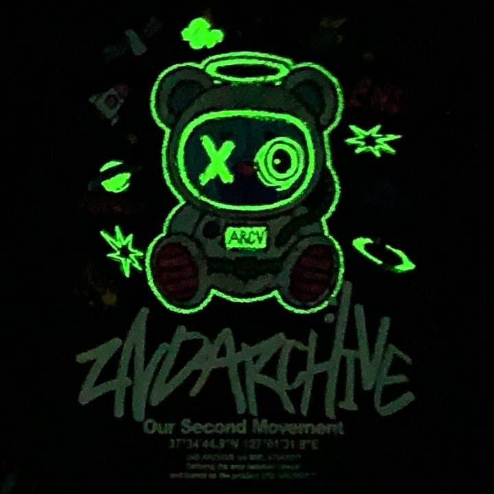 [2ND ARCHIVE] Reflective Space Bear Short Sleeve T-Shirt 6
