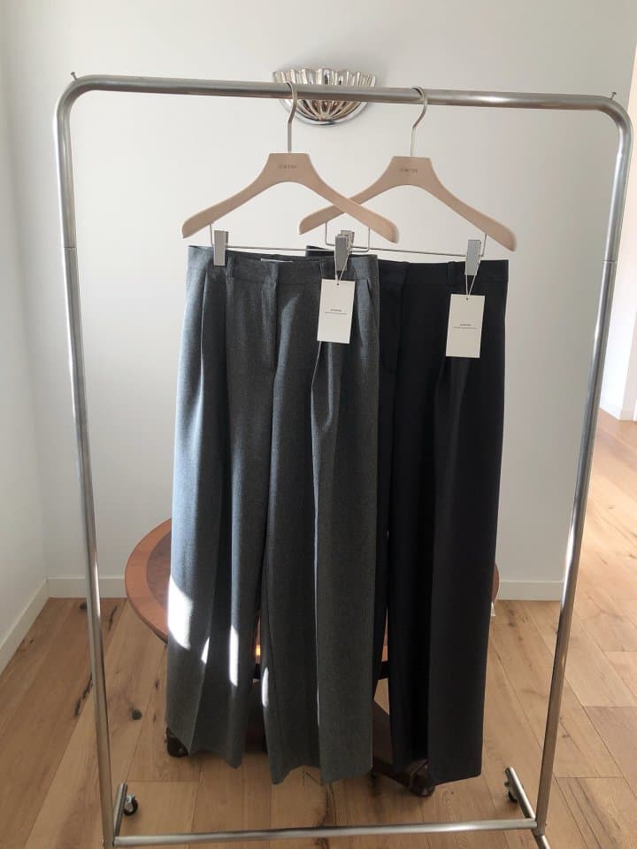[LE BUTTER] Leonard Wide Slacks 5