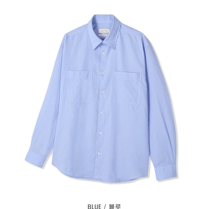 [LAINE] Linen Two-Pocket Shirt 1