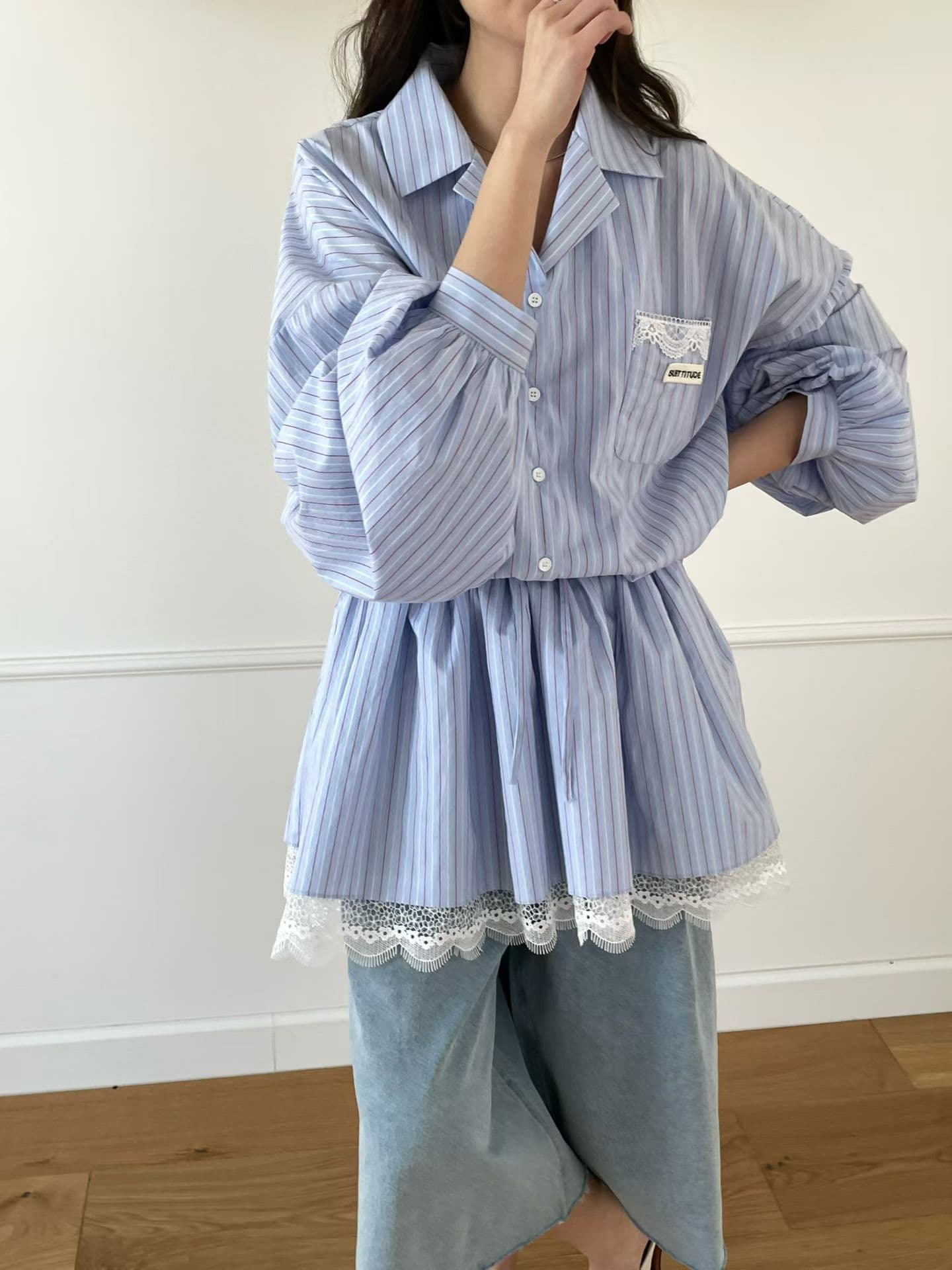 [VENTI] Sweet Shirt Dress 2