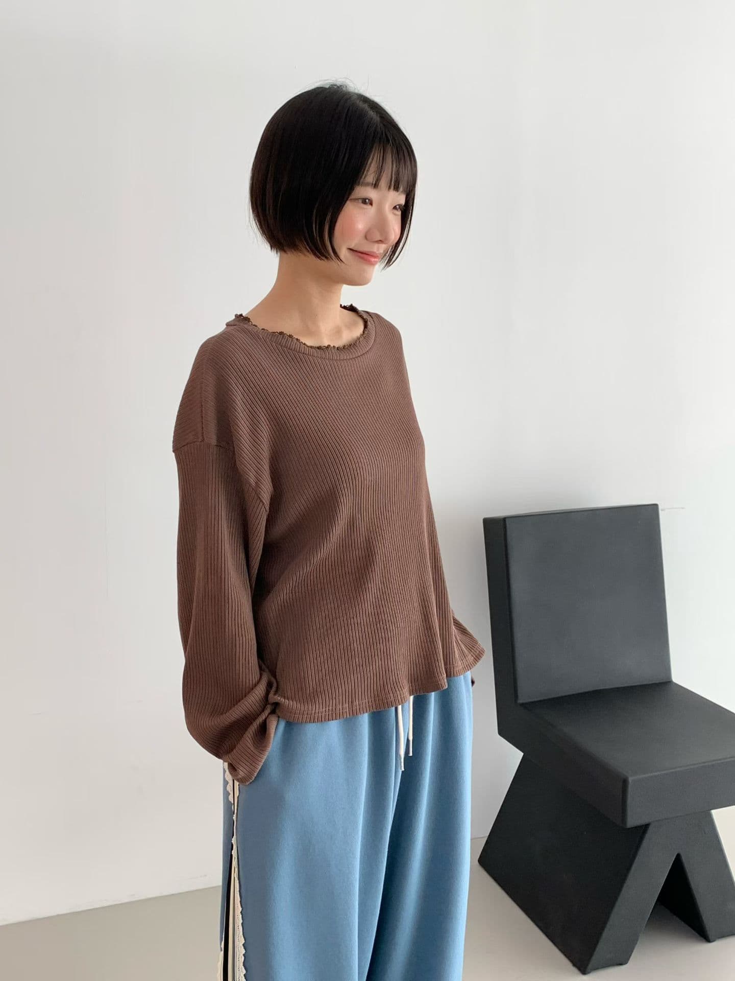 [VENTI] Fore Ribbed T-Shirt 5