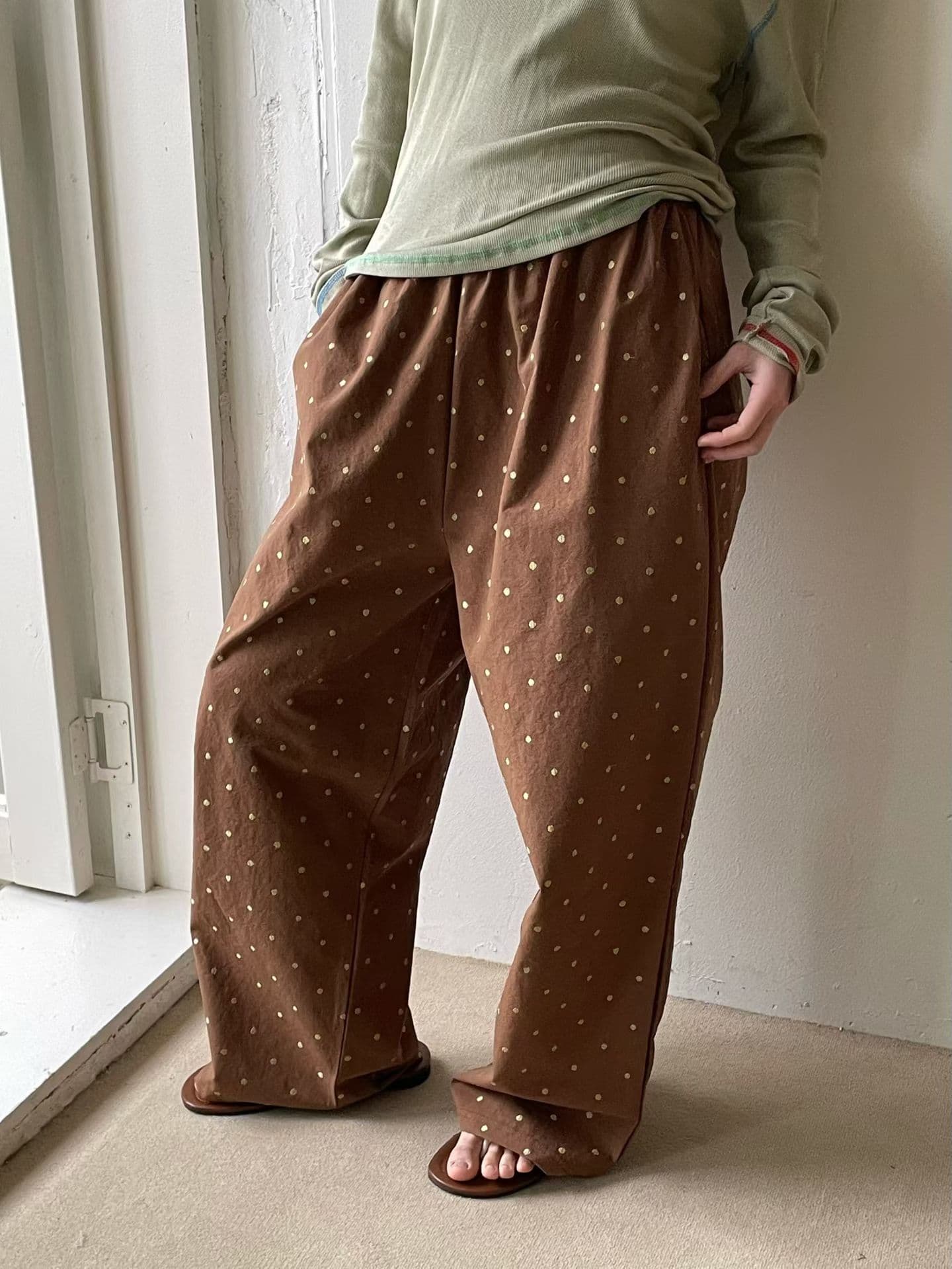 [VENTI] Roy Dot Pants 8