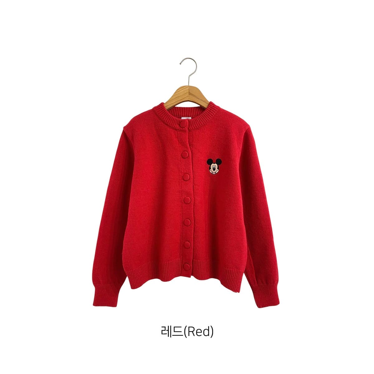 (Official Licensed Disney) [NEON FISH] Mickey Embroidered Cardigan 9