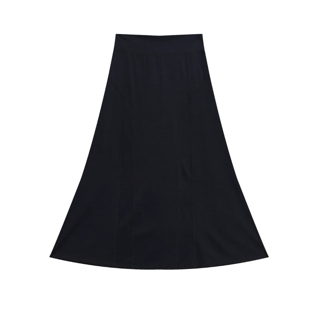 [TEXTURE] Ging Maxi Flared Skirt 3